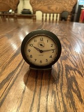 Vintage WESTLOCX Baby Ben Alarm Desk Travel Analog Metal Clock LaSalle Ill USA picture