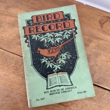 1930 Boy Scout Bird Record BSA Service Library No 3147 VTG Paperback picture