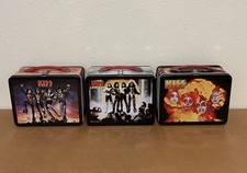 KISS Lunchbox Set Of 3 NECA. Destroyer. Love Gun. KISS Band Faces With π₯π₯π₯ picture