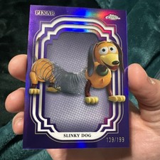 2024 Topps Chrome Disney Slinky Dog #66 Purple Refractor 139/199 picture