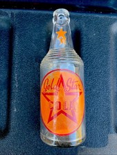 RARE  ANTIQUE GOLD STAR COLA SODA  BOTTLE 