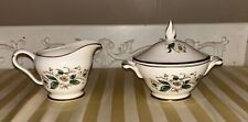 Edwin Knowles China Semi Vitreous Vintage Sugar And Creamer Set picture