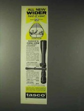 1973 Tasco #624V Scope Ad - Wider Field of View picture