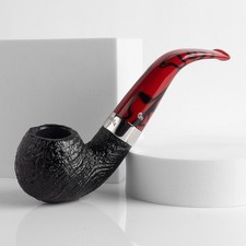 Peterson Pipes Dracula Sandblasted XL02 Fishtail, Irish Tobacco Pipe No Filter picture