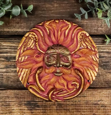 Ebros Oberon Zell Belenos Celestial Solar Radiant Celtic Sun God round Wall Deco picture