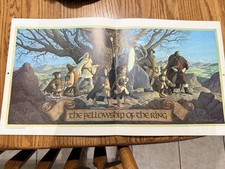Vintage J.R.R Tolkien Calendar 1976 JRR Hobbit Lord of the Rings Hildebrandt Art picture