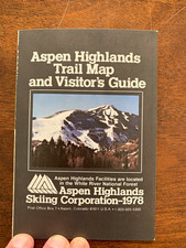 Aspen Highlands Trail Map & Visitor's Guide 1978 Aspen, CO USA picture