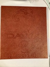 DAWN NEW HORIZONS Binder , Binder Cards, Autos,72 CARD SET AND ALL 3 PUZZLE SETS picture