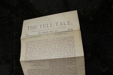 Antique News Bulletin The Tell Time Holly, MI Schools June 4, 1897 picture