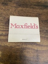 Vintage Maxfield’s Scottsdale Arizona Matchbook Matches Advertising picture