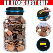 2.5L Piggy Bank Counter Coin Electronic Digital LCD Counting Coin Money Saving picture