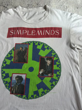 Rare Simple Minds Music Short Sleeve Mens White T-Shirt S-5XL All Size US4762 picture