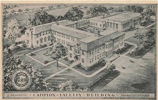 Postcard WI: Proposed Campion Faculty Building, Prairie du Chien, Wisconsin RARE picture
