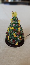Danbury Mint The Tweety Christmas Tree W/Sylvester Hiding Works Great picture