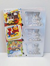 Wilton Mini Trains Cake Pan 2105-4499 2003 Instructions NEW w picture