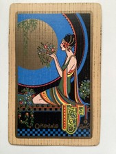 (1) Antique Art Deco “ORIENTALE” Playing Card,Russell PCC c.1920’s picture