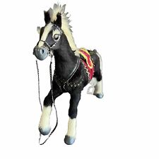 Realistic Miniature Horse Figurine Vintage Realistic Fur *** See Description picture