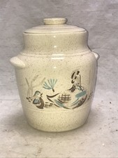 Vintage Red Wing  Bob White Quail Lidded Cookie Jar No Damage picture