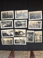 K66/ Ravenna Mantua Ohio Antique c1910's 12 Photographs Sawmill Road Bicycle 3 picture
