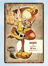 1946 American football  tin sign picture