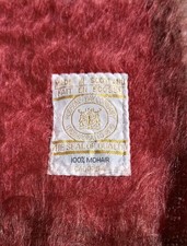 VTG Hudson's Bay Company Scotland Mohair Blanket Throw Plaid 68x48 picture