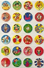 HANNA BARBERA FLY TAZOS Full Set 100/100 NETHERLANDS 1995 Pogs The Flintstones picture