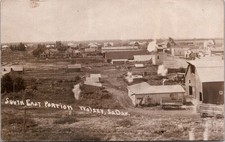 RPPC Real Photo Postcard South East Portion Wolsey South Dakota Circus Poster picture