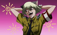 Hellsing Open Mouth Arms Up Animal Ears Tie Anime Poster 11x17in Wall Art Decor picture