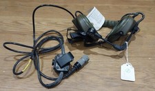  Ex-MOD Vintage Racal Acoustics Slimgard RA108 Tactical Military Headset w/ PTT picture