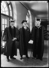 Photo:1920s Men in Academic Robes Graduation Ceremony Portrait picture