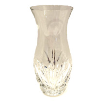 Vintage Wedgwood Lead Crystal Vase Clear Patterned picture