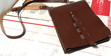 VINTAGE COLD WAR SOVIET ERA EAST GERMAN NVA MAP CASE / MESSENGER BAG /SHOULDER picture