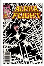 JOHN BYRNE'S FAVORITE COVER ALPHA FLIGHT #3 NEWSSTAND 75¢ CANADIAN PRICE VARIANT picture
