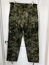 Genuine Dutch Military NFP Green Combat Pants Netherlands Fractal Pattern New MR picture