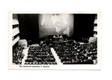 Lake Success NY~General Assembly Of United Nations~Real Photo Postcard~~RPPC picture