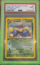 Pokemon PSA 9 1st Edition Neo Revelation Jumpluff Holo Rare 9/64 MINT picture