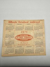 Vintage 1975 Illinois Terminal Railroad Company Calendar 7-1/4” X 6-1/4” picture
