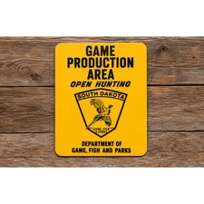 South Dakota Open Hunting Game Production Area Sign Dept Game Fish Parks Hunt picture