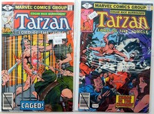 Tarzan Lot 2 #26, 27 1979 Marvel Edgar Rice Burroughs Lord Jungle Comics picture