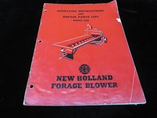 VTG New Holland Forage Blower tractor manual attachment picture