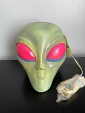 VINTAGE 1995 Trendmasters Hallow Scream Alien Pumpkin Light Up Foam Prop NEW tag picture
