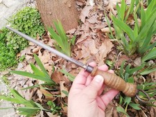 Vtg Rare 1900's Antique German Arrow F.Dick Steel Knife Round Sharpening Tool picture