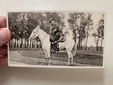 1920s Terry Montana RPPC Postcard Western Cowboy Riding White Horse Bandana Gag picture