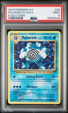 Pokemon XY Evolutions POLIWRATH HOLO PSA 9 picture