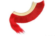 RED PLUME RED CREST BRUSH Natural Horse Hair For ROMAN HELMET ARMOR picture