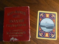 1909 Alaska Yukon Pacific Exposition Souvenir Playing Cards Deck Complete VF+ picture