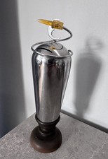Vintage USSR Space Age Rocket Coin Bank Atomic Futurist Desk Decor 1960’s picture