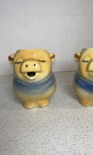Shawnee Pottery Smiley Pig Handled Pitcher #86 picture