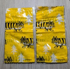 Rare 2x Lisa Larson Zoff Japan Collaboration Mikey Yellow Furoshiki  bandana NEW picture
