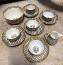 Vintage Porcelain Ceramic Set 13 Pieces Rare Collectible picture